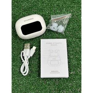 Hyundai Ai Friend Pro White True Wireless Headphones New Open Box